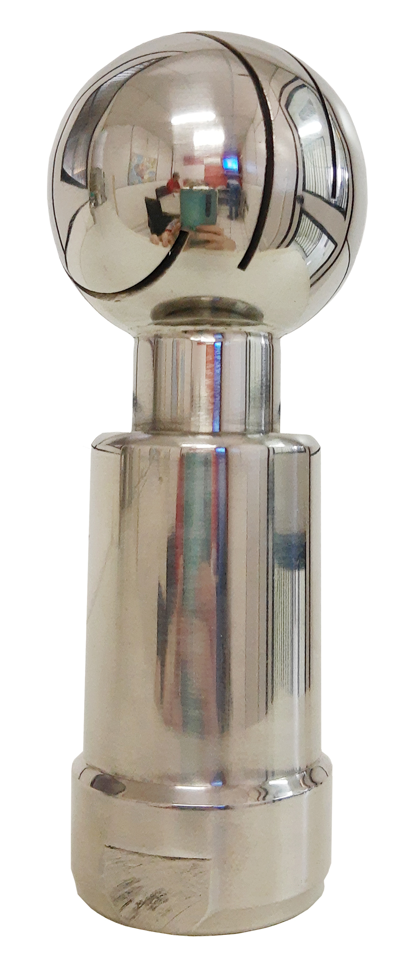 Spray Ball Giratório 360° Inox 304 – 37 mm | Encaixe Fêmea DN 3/4 BSP