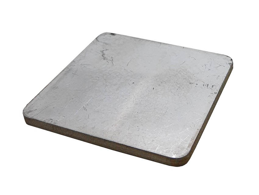 TAMPÃO LASER QUADRADO EM AÇO INOX 304 15X15X2,50MM