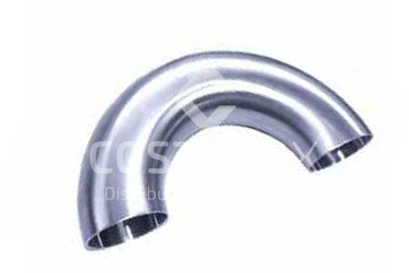 CURVA SOLDA 316 180GR RAIO LONGO 38,10 POLIDO INTERNO E EXTERNO