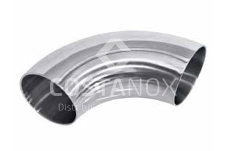 CURVA SOLDA 304 90GR RAIO LONGO (127,00 X 2,00MM) POLIDO EXTERNO