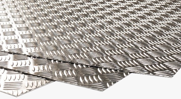 CHAPA ALUMÍNIO XADREZ 3105-H114 1,50X1000X2500MM