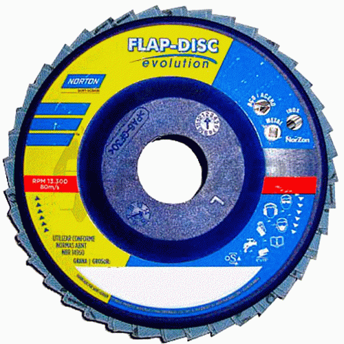 DISCO FLAP NORTON EVOLUTION R822  80 FD 180 X 22 REF: 66623313566 IMP