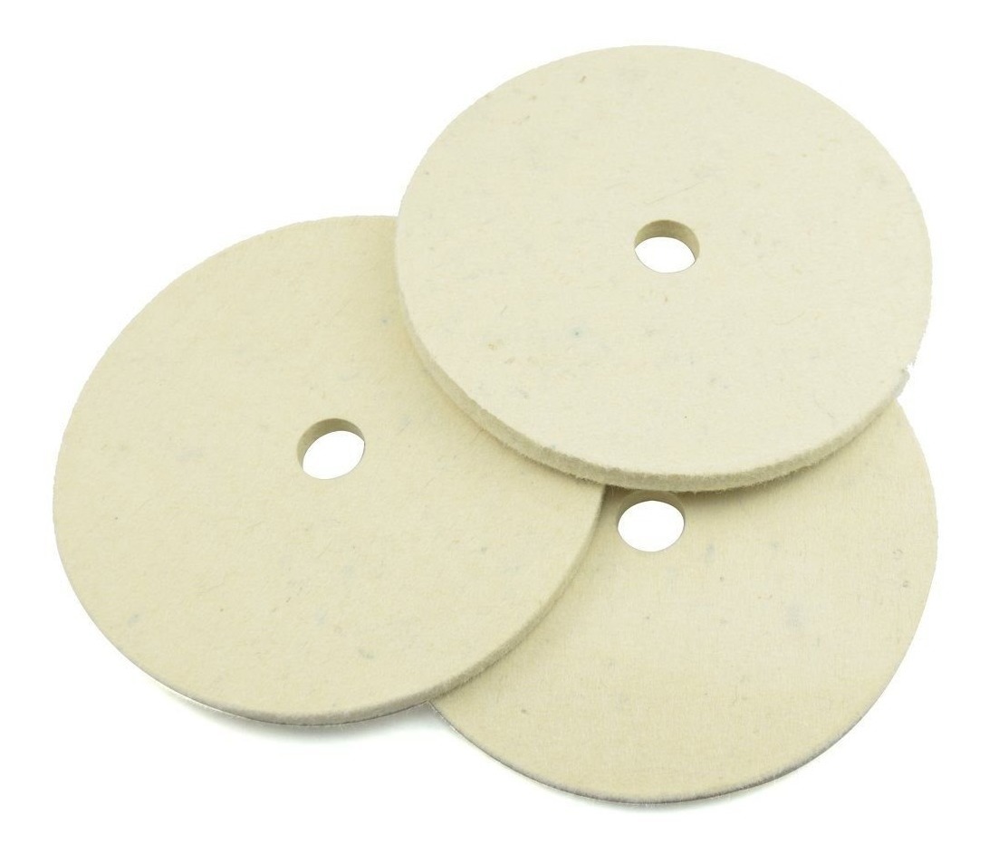 Disco Pol Feltro Brf 150 X 10 Mm Furo 1/2
