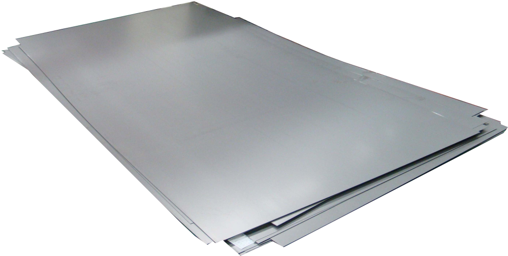 CHAPA INOX 304 2,00MM 1290X3000 ACABAMENTO 2B COM FILME PVC