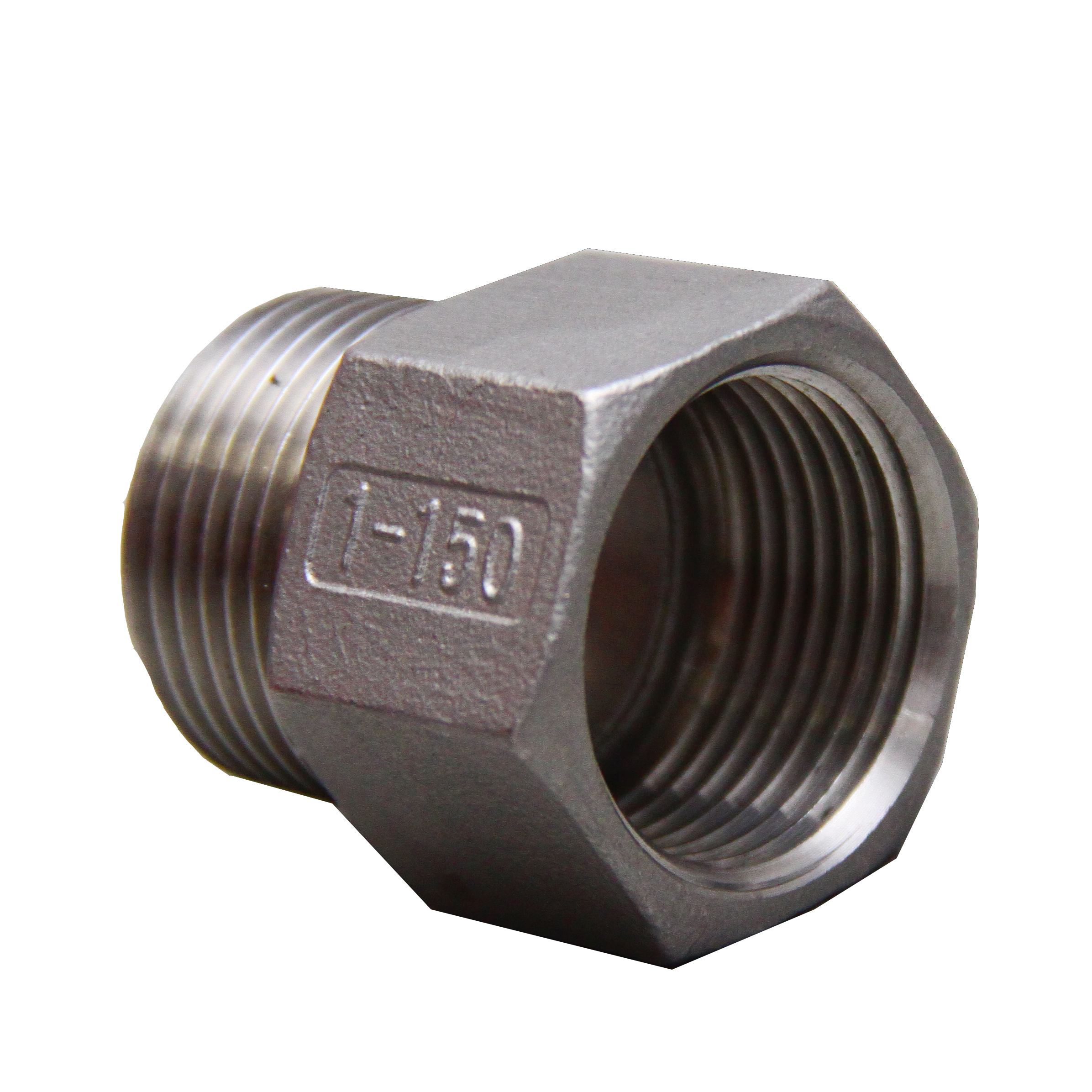 ADAPTADOR MACHO/FÊMEA INOX 304 ROSCA BSP 1 IMPORTADO