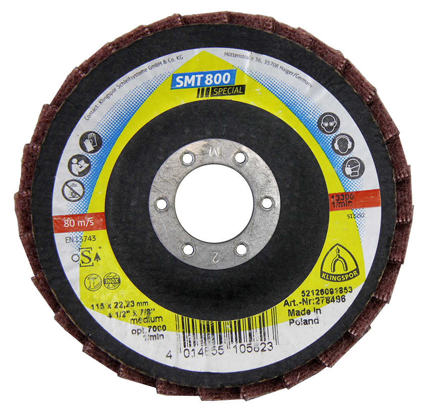 DISCO FLAP VORTEX NORTON 115X22 MEDIO VERMELHO NORTON REF: 66261122503