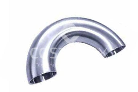 CURVA SOLDA 304 180GR RAIO LONGO (50,80MM) DECAPADO FOSCO