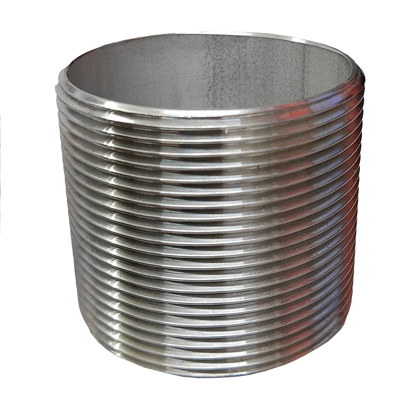 NIPLE PARALELO INOX 304 - BSP 150 DN 1.1/4 POLEGADAS