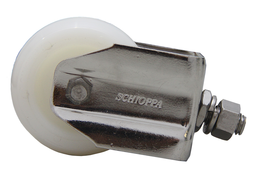 Rodizio Inox 304 Pino Fixo 312 Fle Rd Nylon