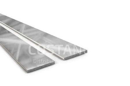 BARRA CHATA INOX 304 ASTM A240 50,80 X 6,35MM (2 X 1/4) ACABAMENTO LAMINADO