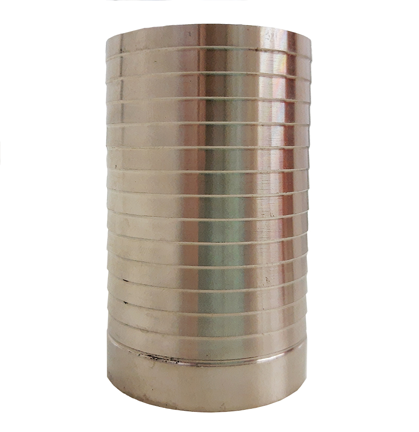 ESPIGÃO ADAPTADOR PARA MANGUEIRA SOLDÁVEL INOX 304 50,80 MM (2) POLIDO INTERNO E POLIDO EXTERNO