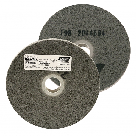 RODA CONVOLUTE BEAR-TEX NORTON 6X2X1 152X50X25MM 401-9SF CINZA