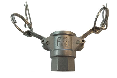 ACOPLADOR COM ROSCA FÊMEA UV-D INOX 304 BSP 1/2
