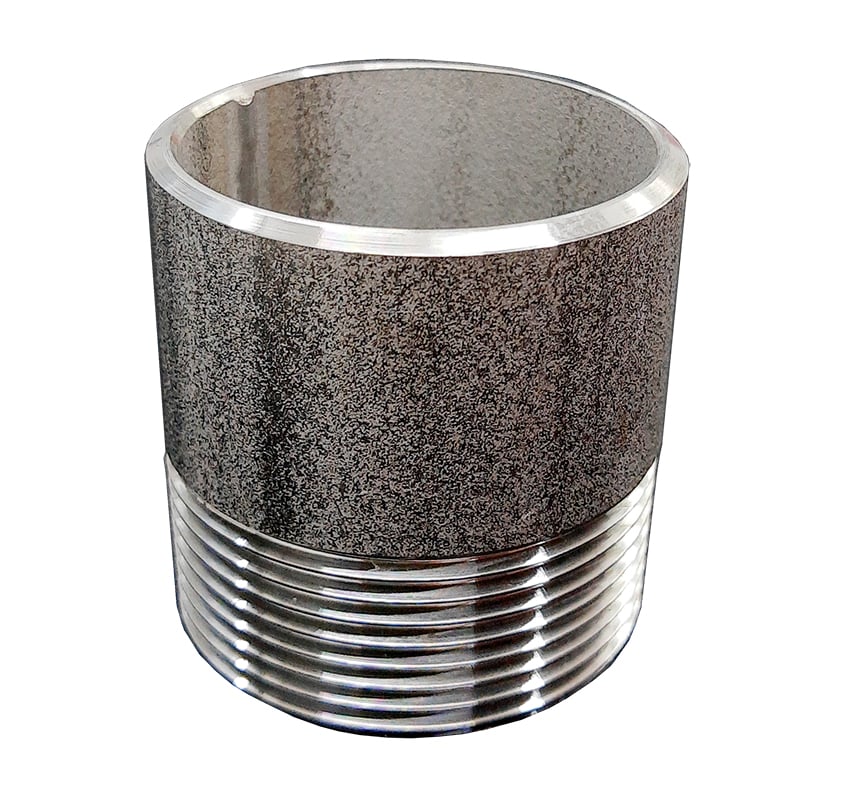 PONTA ROSCADA INOX 316 - BSP 48,26 X 2,77 (1.1/2 POL SCHEDULE 10) COMPRIMENTO 50 MM