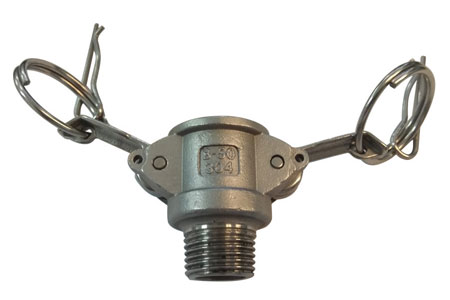 ACOPLADOR COM ROSCA MACHO UV-B INOX 304 BSP 1/2
