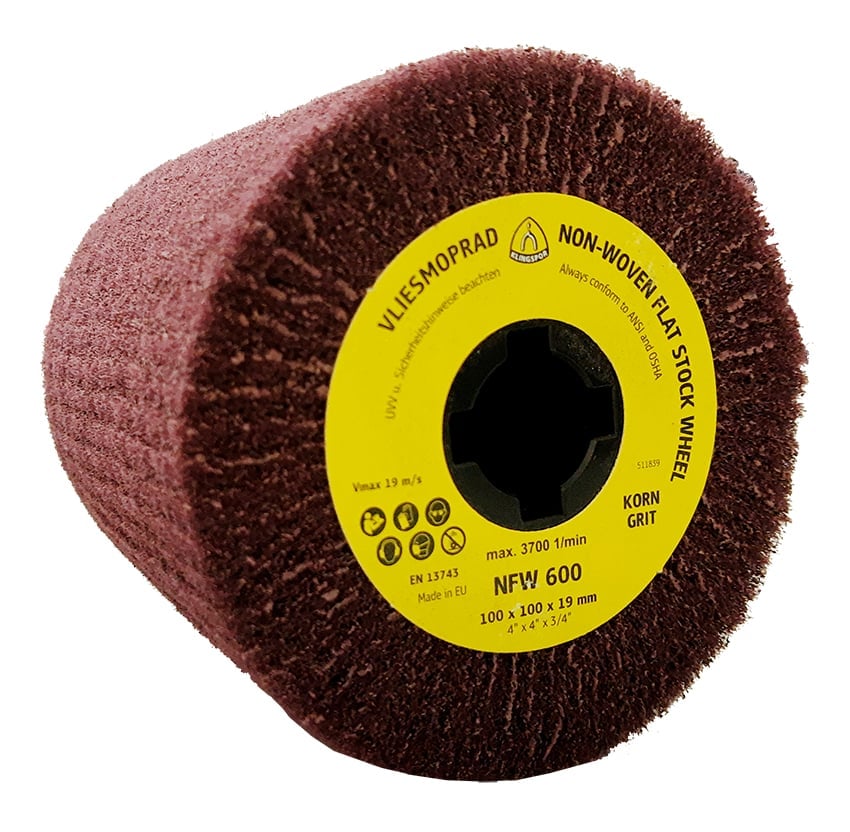 Roda de Manta Abrasiva NCW600S 100x100x19 GR 180 Kling 258908