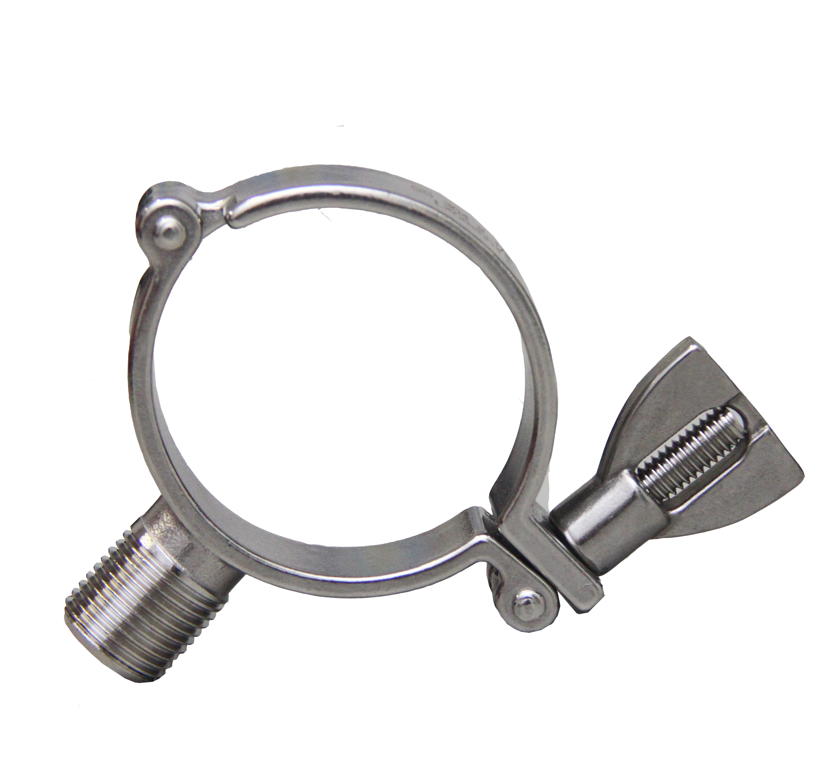 ABRAÇADEIRA INOX 304 SPT PARA TUBO 2.1/2 POLEGADAS SEM LUVA