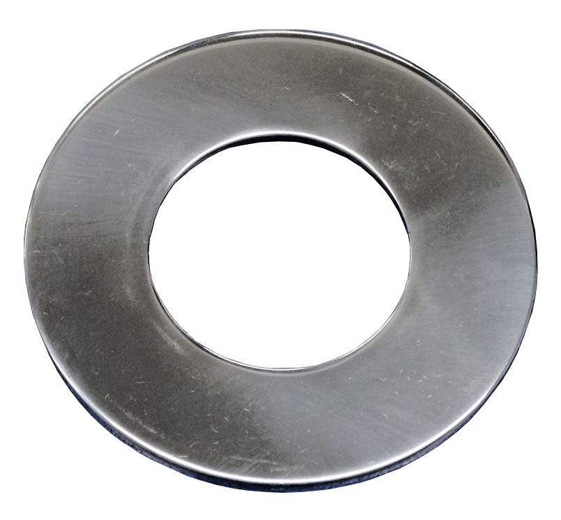 FLANGE LASER EM AÇO INOX 304 (1) 63,50X25,50X2,50MM 3 FUROS 7MM