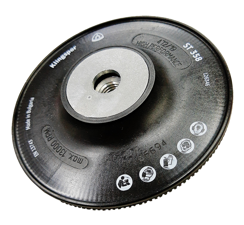 Suporte Disco De Fibra M14 St358a 115 Rígido - Kling Imp